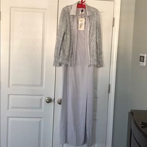 Bob Mackie gown w/sequined jacket